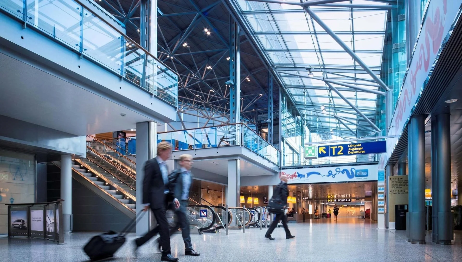 Finavia Helsinki Airport arrivals area